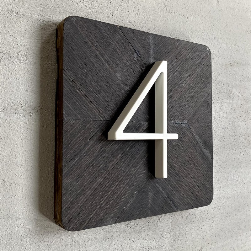 Hasware Floating House Number Sign, 12 cm, Modern Door Numbers,