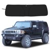 Windshield Sunshade Fit for Hummer H3 2005-2009, Folding Car Sun