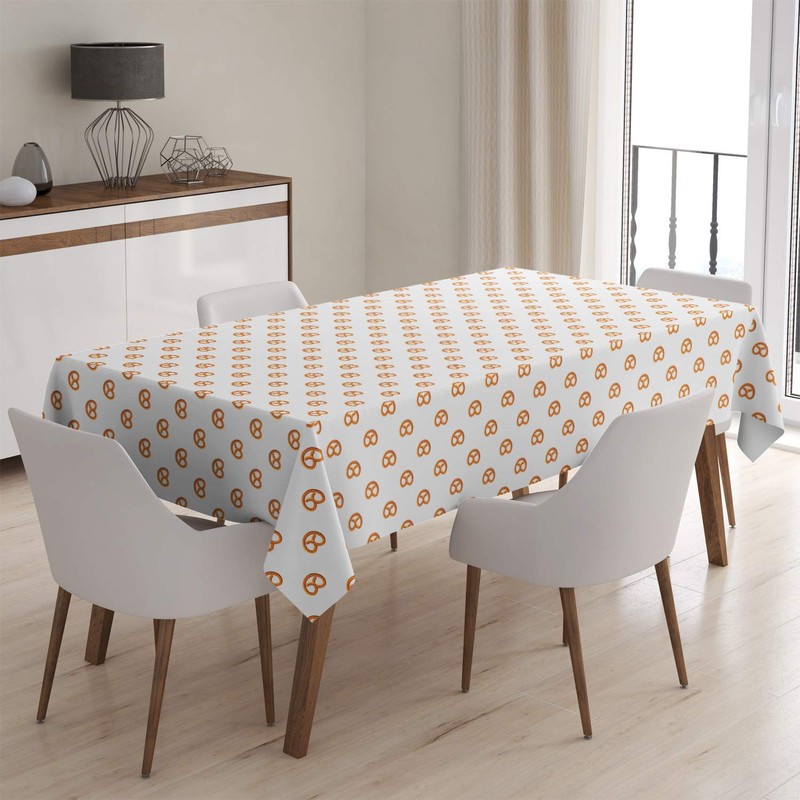 Q-Beans Rectangle Decorative Tablecloth [Size: 52 x 70 inch], Washable