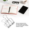51mm 30pcs Binder Clips Strong Clamping Force Metal Hollow Tail