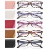 JOLISU Reading Glasses for Women Men - 5 Pack Ladies