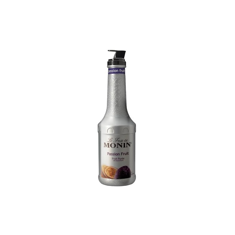 Monin - Passion Fruit Purée | Premium Purée for Cocktails,
