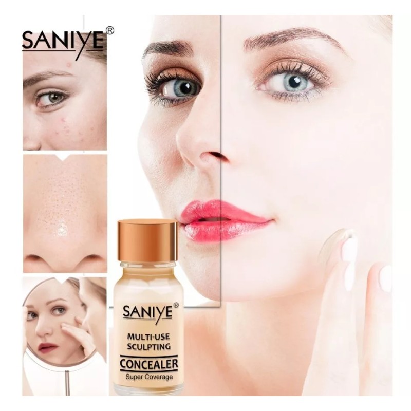 Saniye Corrector Líquido Multi Usos Super Cobertura 15ml