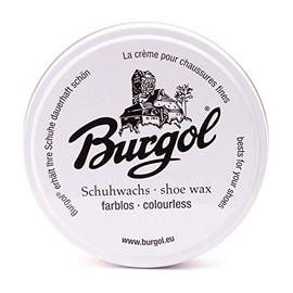 Burgol - Shoe Care Sets with Shoe Wax - Shoe Wax 100 ml Tin Can: Colourless (Set of 2), clear