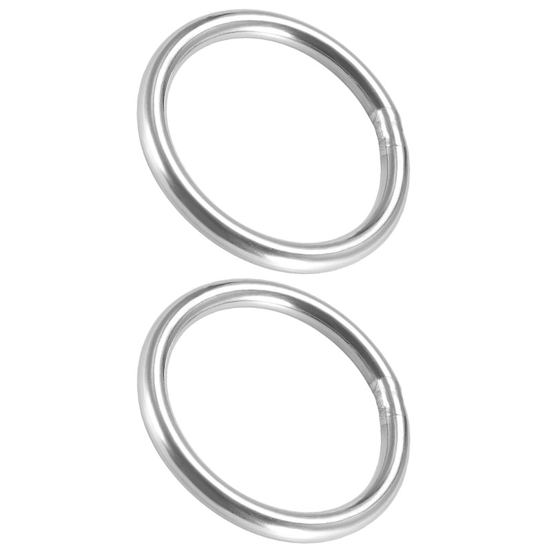 sourcing map 30mm 40mm OD 201 Stainless Steel O Rings,