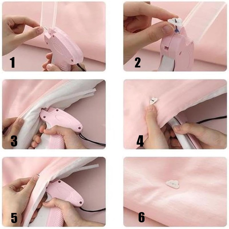 Stitchy Quick Clothing Fixer, Mini Stitch Machine Sewing Quilting Hemming