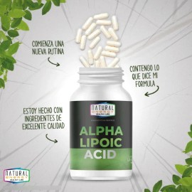 Acido Alfa Lipoico Con 120 Capsulas, Natural Energy Sin Sabor