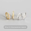 MENDOZZA Mini Hoop Earrings 925 Sterling Silver Women's Earrings Zirconia