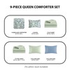Regency Heights 9PCS Bedding Set, Queen Size Comforter Set with