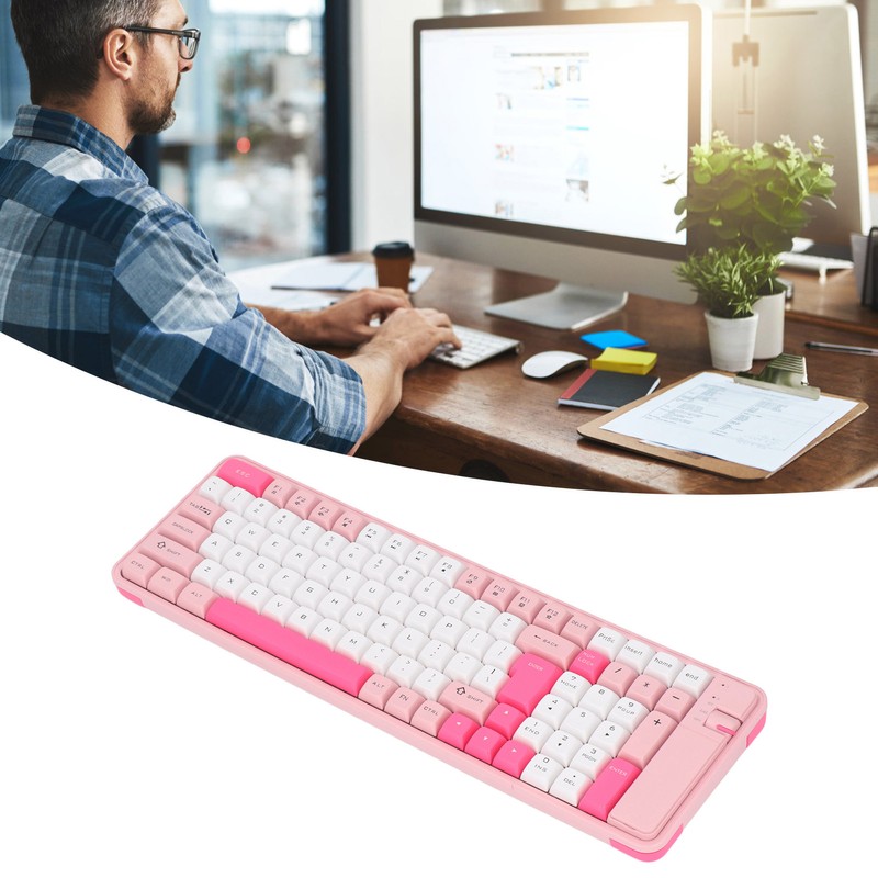 Wireless Bluetooth Keyboard and Mouse Combo Dual Mode 100 Keys