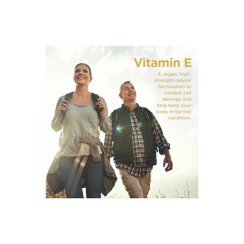 Healthspan Vitamin E 400iu | High Strength Formula to Combat