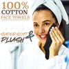 Towelogy® 600GSM Cotton Washcloths Multipack Quick Dry Flannels Face Towels