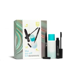 3INA MAKEUP - On-Off Kit - 3ina Essentials in One Kit - The 24H Pen Eyeliner 900 + The Definition Mascara + The Eyes & Lips Makeup Remover - Makeup Set - Vegan - Cruelty Free
