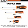 8 Piece Precision Magnetic Screwdriver Set with Slotted and Phillips