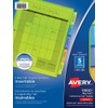 Avery 11900 Insertable Big Tab Plastic Dividers, Letter, Multicolor, 5