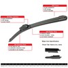 Front Wiper Blades For PONTIAC G8 2008-2009 26" 15" Premium