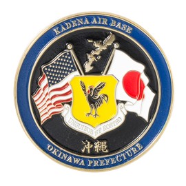 Artisan Owl United States Air Force USAF Kadena Air Force Base Okinawa Prefecture Challenge Coin
