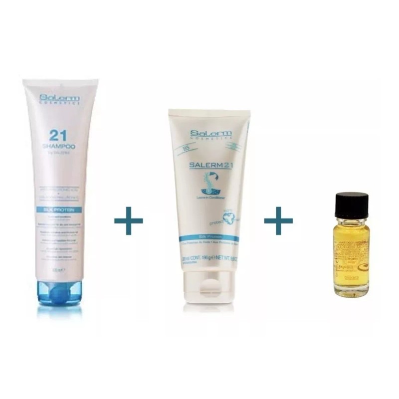 Salerm 21 Kit Para Cabellos Secos Maltratados Y Desnutridos