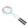 2 PCS X3 Badminton Rackets Iron Alloy Integrated Double Badminton