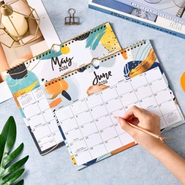 2026 Wall Calendar - 12 Months Wall Calendar 2026 from Jan. 2026 - Dec. 2026, 11" x 8.5", Twin-Wire Binding, Blank Block with Julian Dates, Perfect for Organizing at Home, School & Office