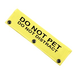 Do Not Pet Do Not Distract Dog Leash Wrap Snap-On Sign Service Dog Sleeve Cover (Not Distract Sleeve)