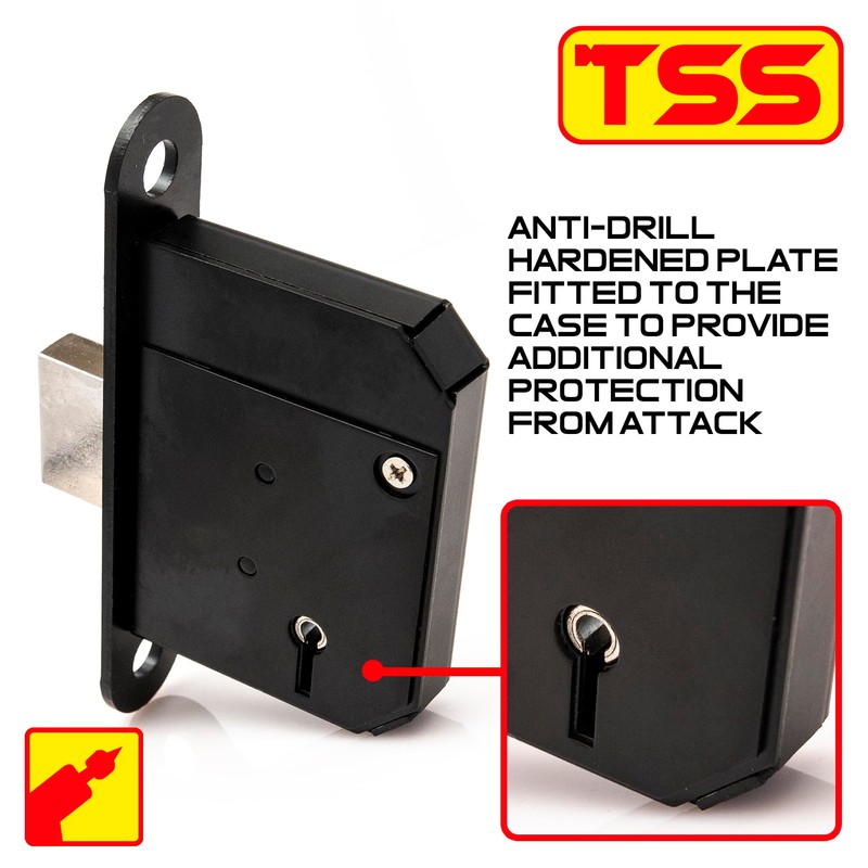 TSS High Security 5 Lever British Standard Mortice Deadlock with
