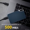Intenso TX100 External SSD 250GB Portable Solid State Drive Super