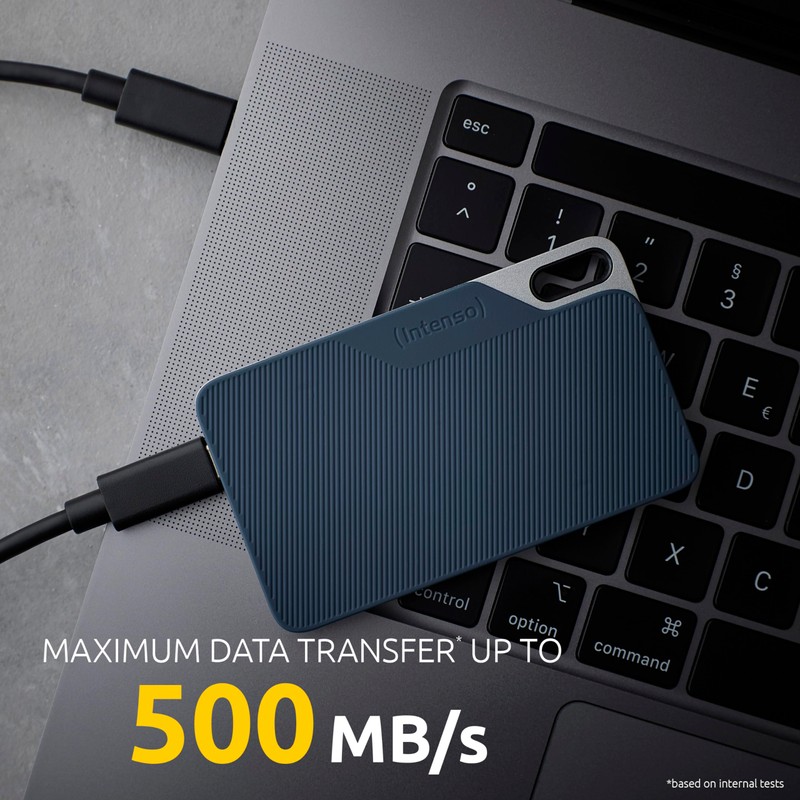 Intenso TX100 External SSD 250GB Portable Solid State Drive Super