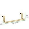 DAIYEE Stainless Steel Over Door Towel Rack Bar Holders for
