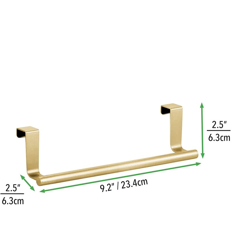 DAIYEE Stainless Steel Over Door Towel Rack Bar Holders for