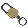 Magnetic Retractable Keychain Stainless Steel Wire Easy Pull Buckle Carabiner