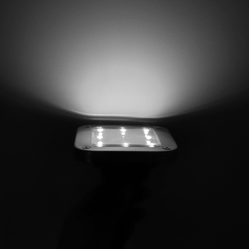 4pcs 8LED Solar Buried Light Under Ground Lamp Outdoor Pathway