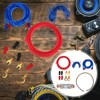 TEHAUX 1set Car Stereo Wiring Kit Gauge Cable for Amplifier