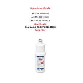 AFC Brand, Water Filters, Model # AFC-EPH-104-9000S, Compatible with Everpure(R) EV9612-50 Filters 1-Filter