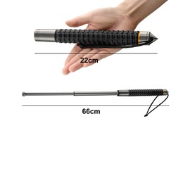 HOXATYP Hand-Held Collapsible Stick (Black)