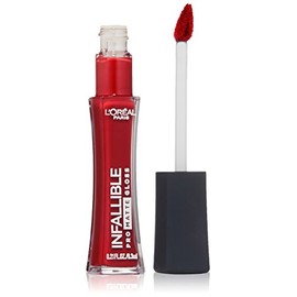 L’Oréal Paris Cosmetics Paris Infallible Lip Pro Matte Gloss, Shanghai Scarlet, 0.21 fl. oz.