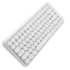 Ajazz Wireless Keyboard Bluetooth 84 Keys Retro Round Keycap Gaming