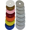 Konfor 5 Inch Wet Diamond Polishing Pads - 7 Piece