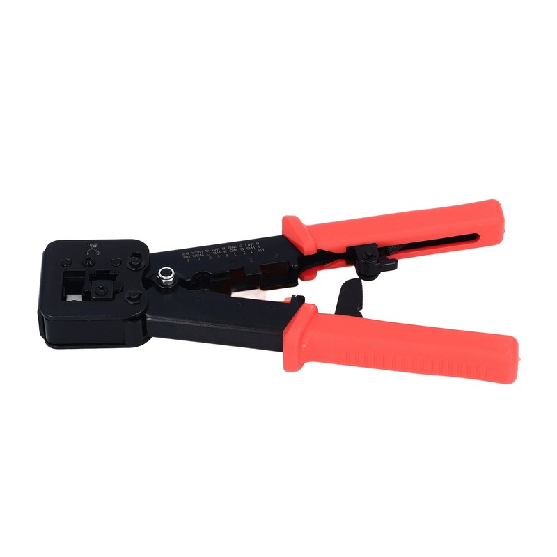 RJ45 Crimping Tool Pass Through CAT6 CAT5E Ethernet Wire Crimper