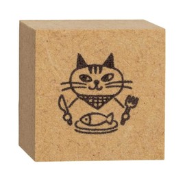 Decole Corporation ST-90741 Cat Life Stamp, Meal, 0.9 x 0.9 x 0.9 inches (23 x 23 x 23 mm)