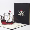 Pirate Ship 3D Pop-Up Card – Perfect for Father's Day,