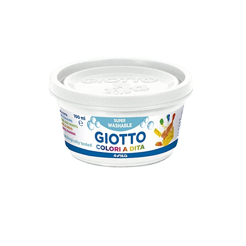 Giotto Colori A Dita - Confezione Da 6 Tempere A