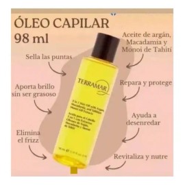 Oleo Tratamiento Para El Cabello 3 En 1 Terramar 98 Ml