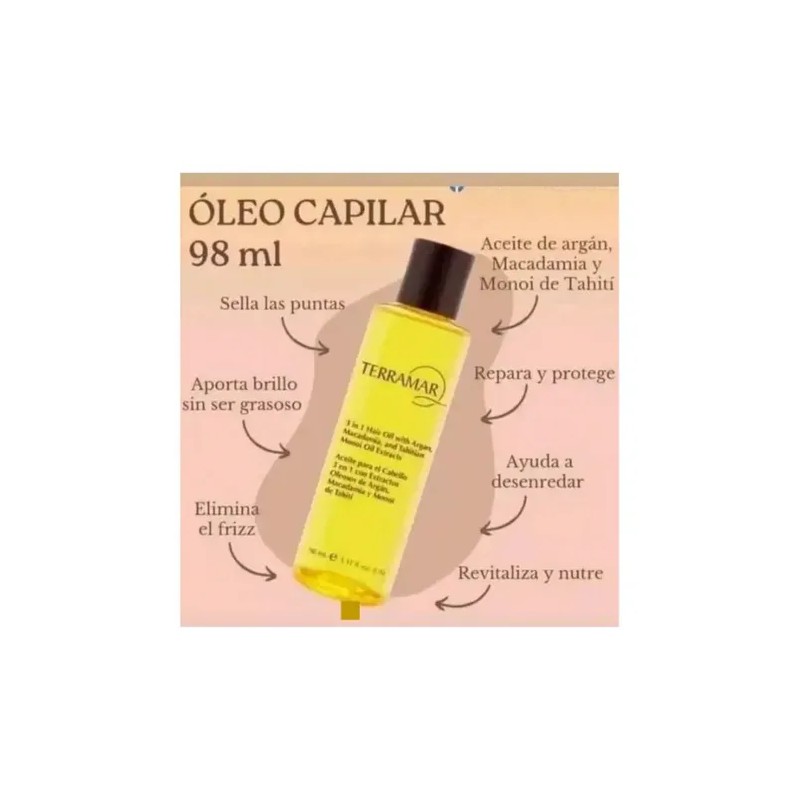 Oleo Tratamiento Para El Cabello 3 En 1 Terramar 98