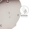 Mind Reader Toilet Paper Dispenser, Wall Mount, Lock with Key,
