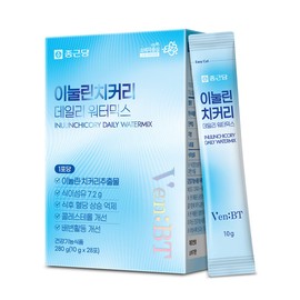 Chong Kun Dang Benbiti Inulin Chicory Daily Water Mix 28 Packets, 1 Pack / 종근당 벤비티 이눌린치커리 데일리 워터믹스 28포, 1개