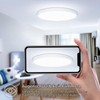 LED Ceiling Light, Flat Round 18 W 6500 K 1600