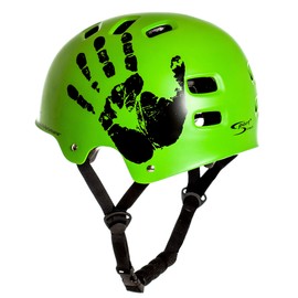 Sport Direct The Hand BMX/Bike Helmet Green 55-59cm CE EN 1078:2012+A1:2012 TUV Approves