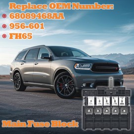 956-601 Main Fuse Block for Dodge Durango 2011-2023 Jeep Grand Cherokee WK 2012-2022 - Direct Replacement for 68089468AA, FH65, 956601