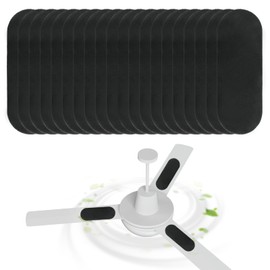 20 PCS Ceiling Fan Filters for Blades, Barnacle Air Filter Ceiling Fan, Activated Carbon Is Easy to Stick, Removes Odors, Reduces Dust, Pollen, Pet Dander, for Bedrooms, Living Rooms, Offices